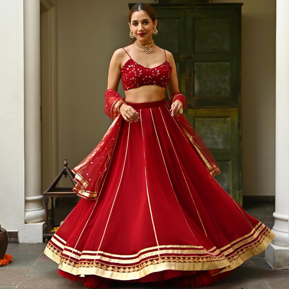 Lavanya The Label Embroidered Ready to Wear Lehenga & Choli