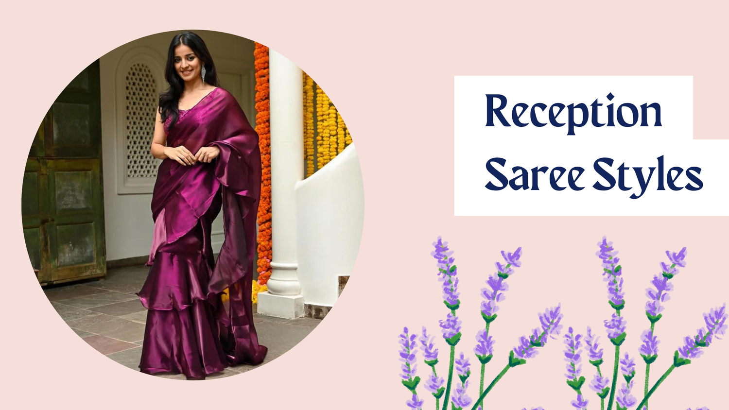 Reception Saree Styles