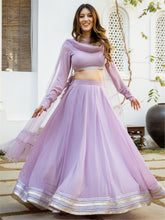 Lavender Gota Lehenga Choli Set