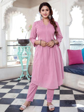 Solid Plain Kurta Set