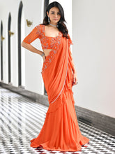 Day Dreamer Orange Saree