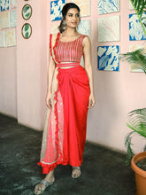 Geetanjali Red Three Piece Set