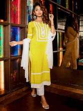 Yellow Pant Style Kurta Set