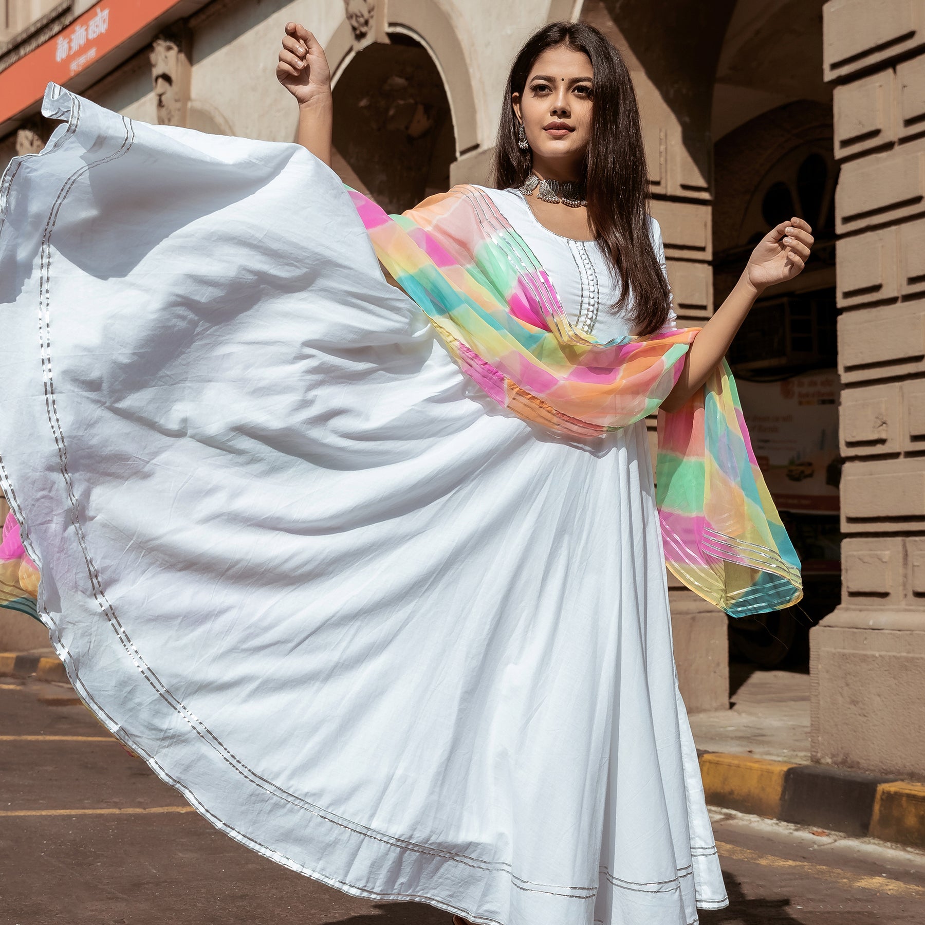 Colourful anarkali store