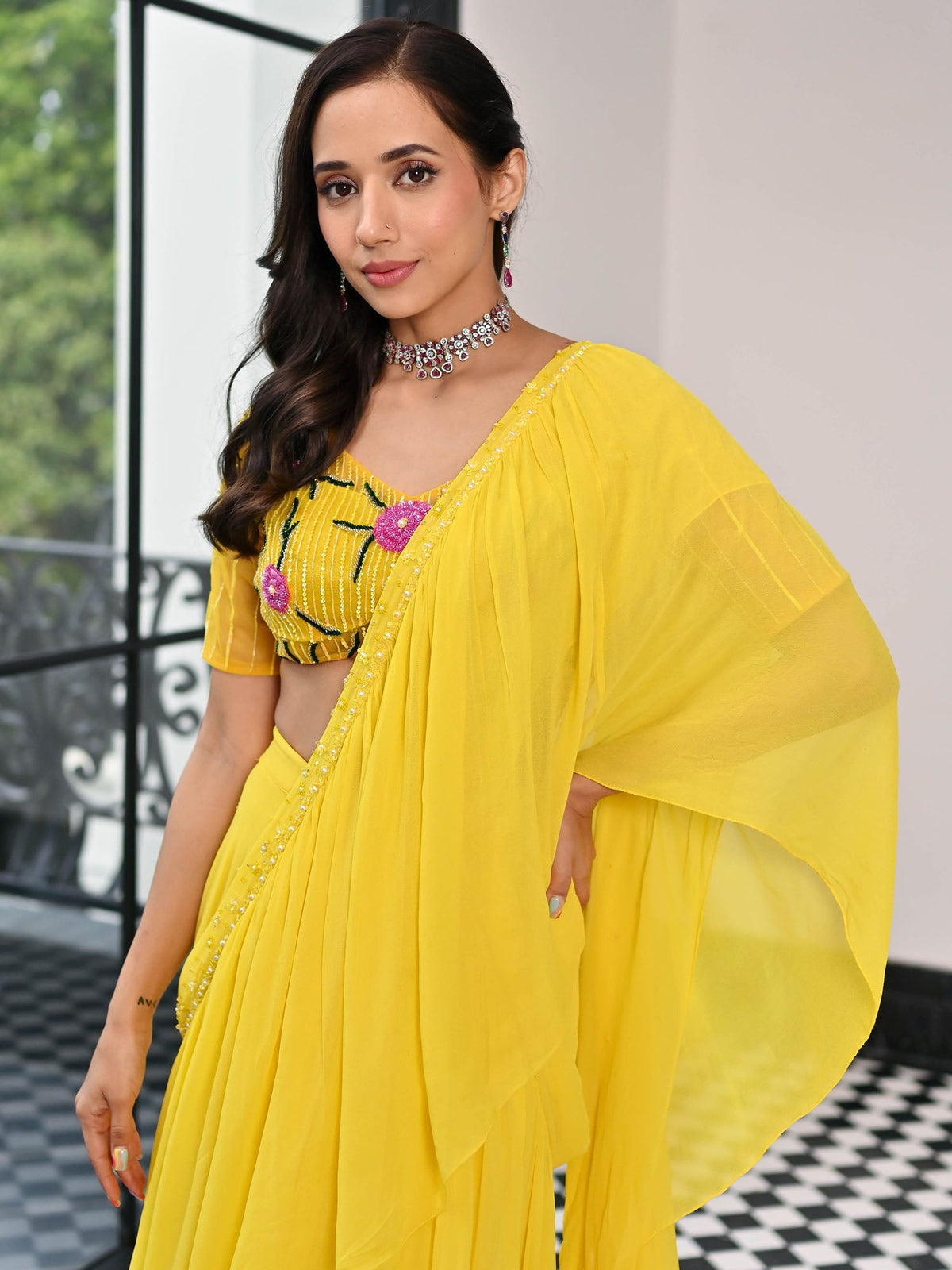 Day Dreamer Yellow Saree