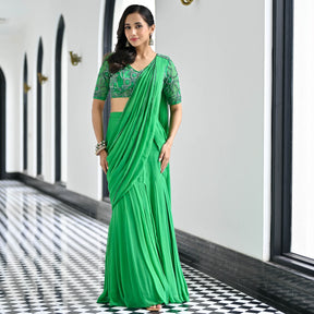 Day Dreamer Green Saree