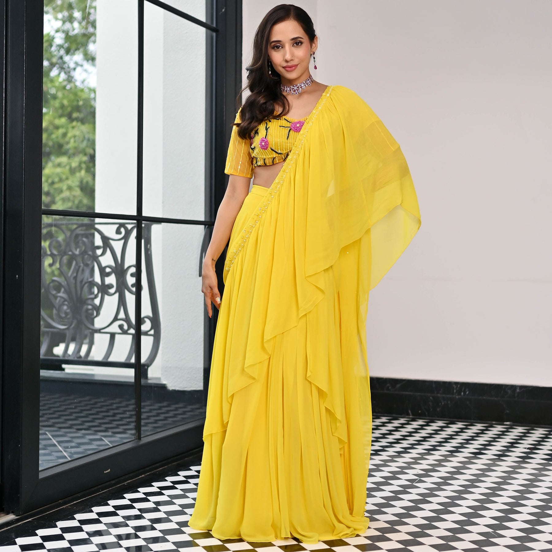 Day Dreamer Yellow Saree