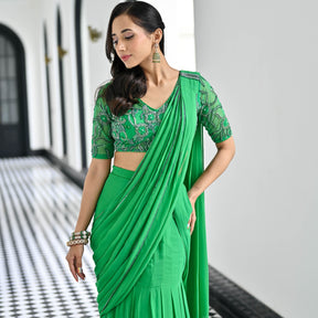 Day Dreamer Green Saree