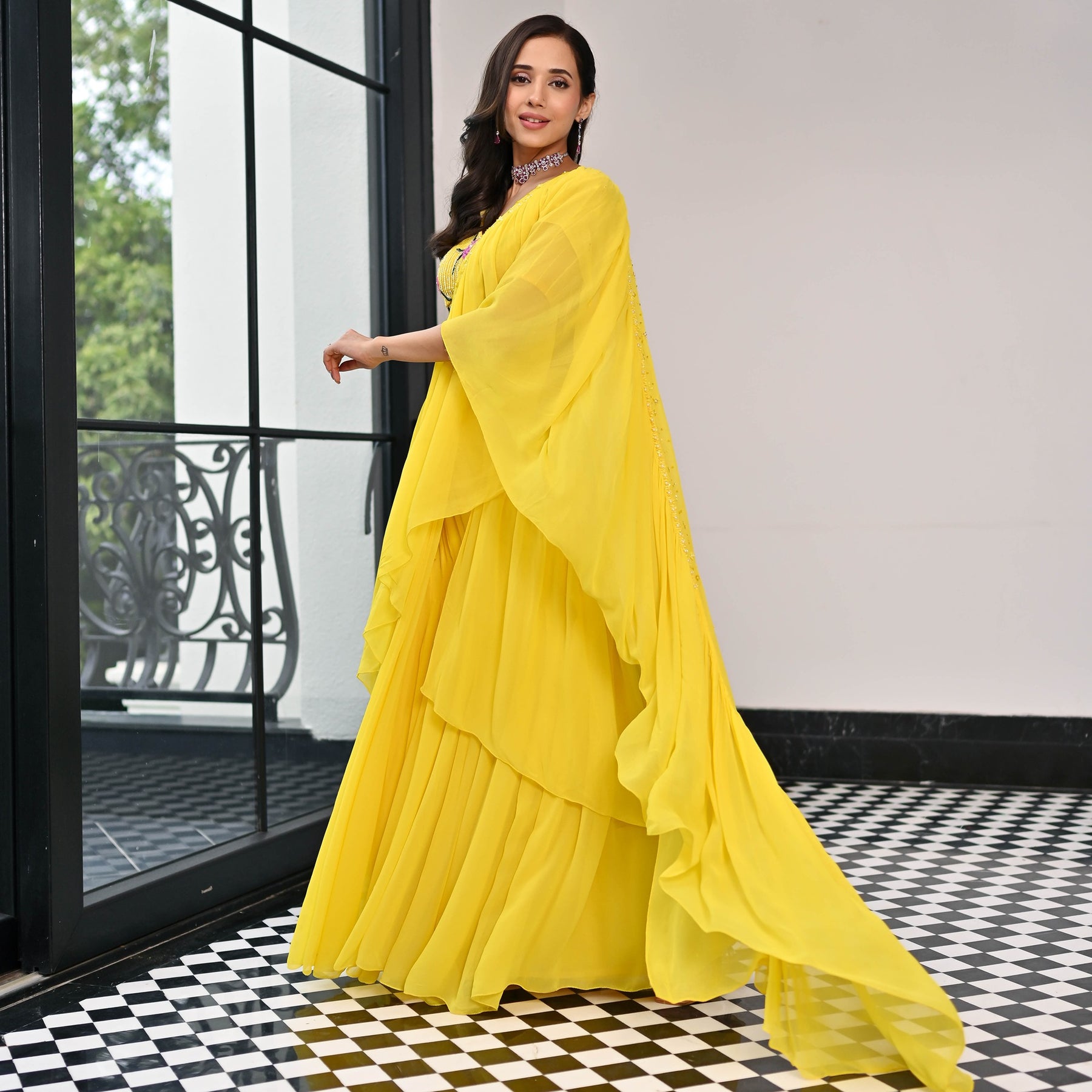 Day Dreamer Yellow Saree