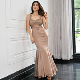 Crystal Couture Bronze Ball Gown