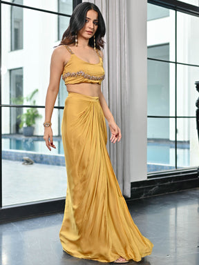 Crystal Couture Gold drape set