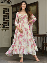 Lemon Printed Anarkali