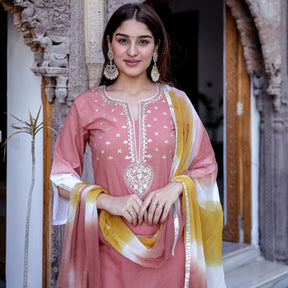 Tie-Dye Kurta Set Without Dupatta